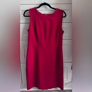 Talbots Vibrant Red Midi Dress